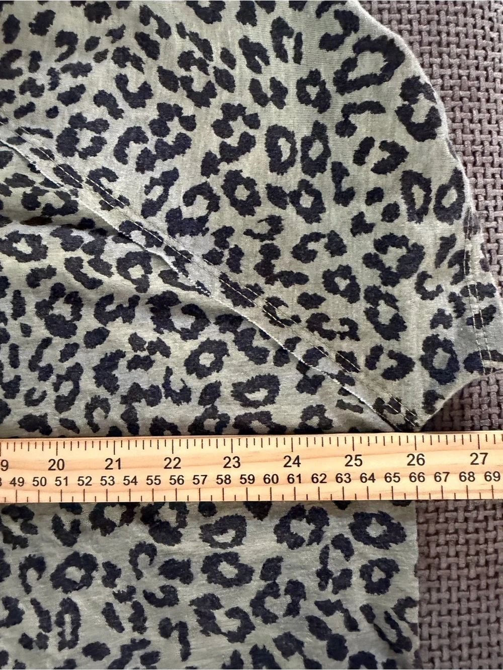 Leopard Lounge Set Maronie Olive Green Oversized Top Drawstring Shorts S Boho